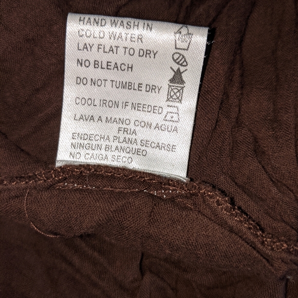 Vintage Brown peasant skirt - Picture 7 of 8